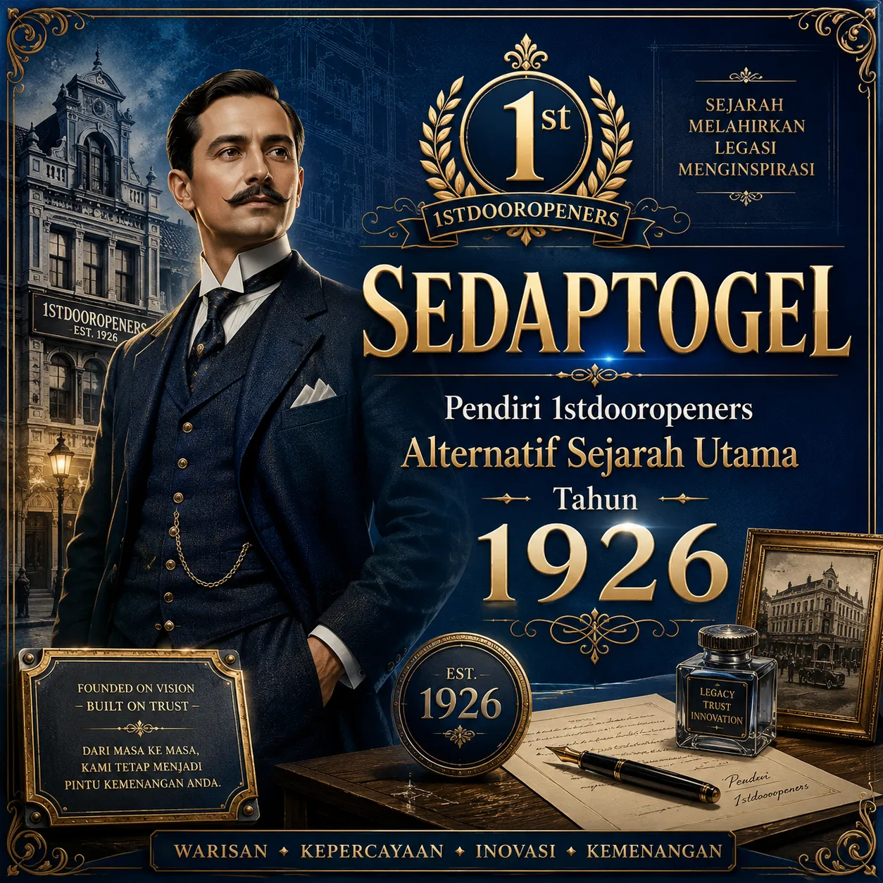 SEDAPTOGEL Pendiri 1stdooropeners Alternatif Sejarah Utama Tahun 1926