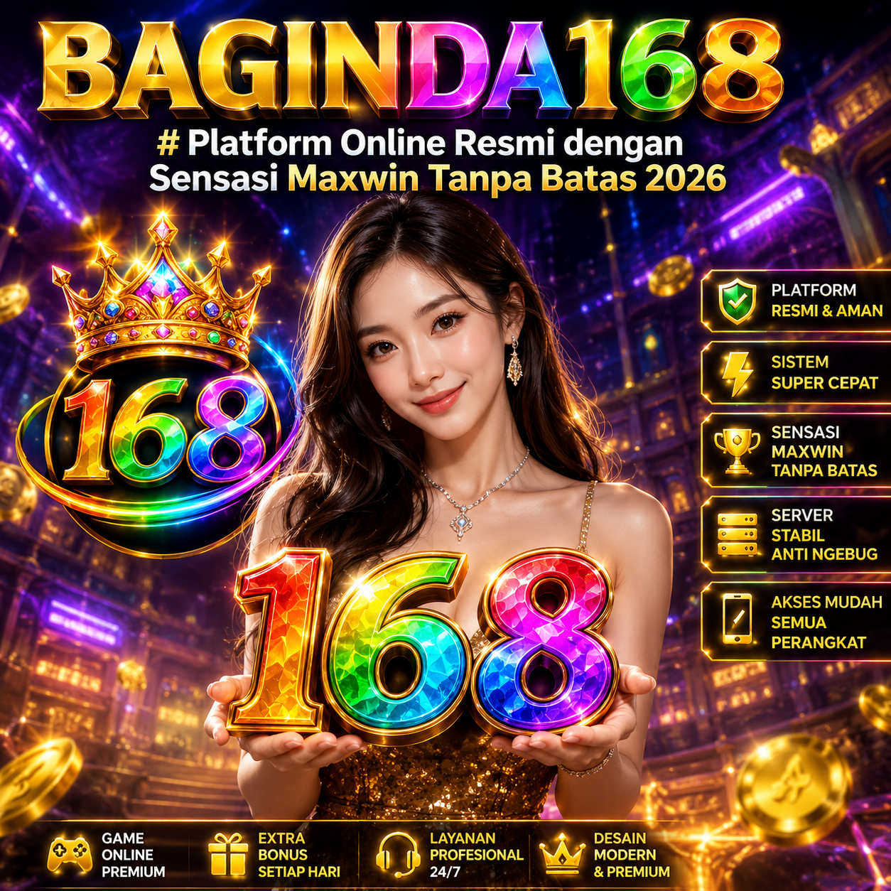 BAGINDA168 # Platform Online Resmi dengan Sensasi Maxwin Tanpa Batas 2026 image 1