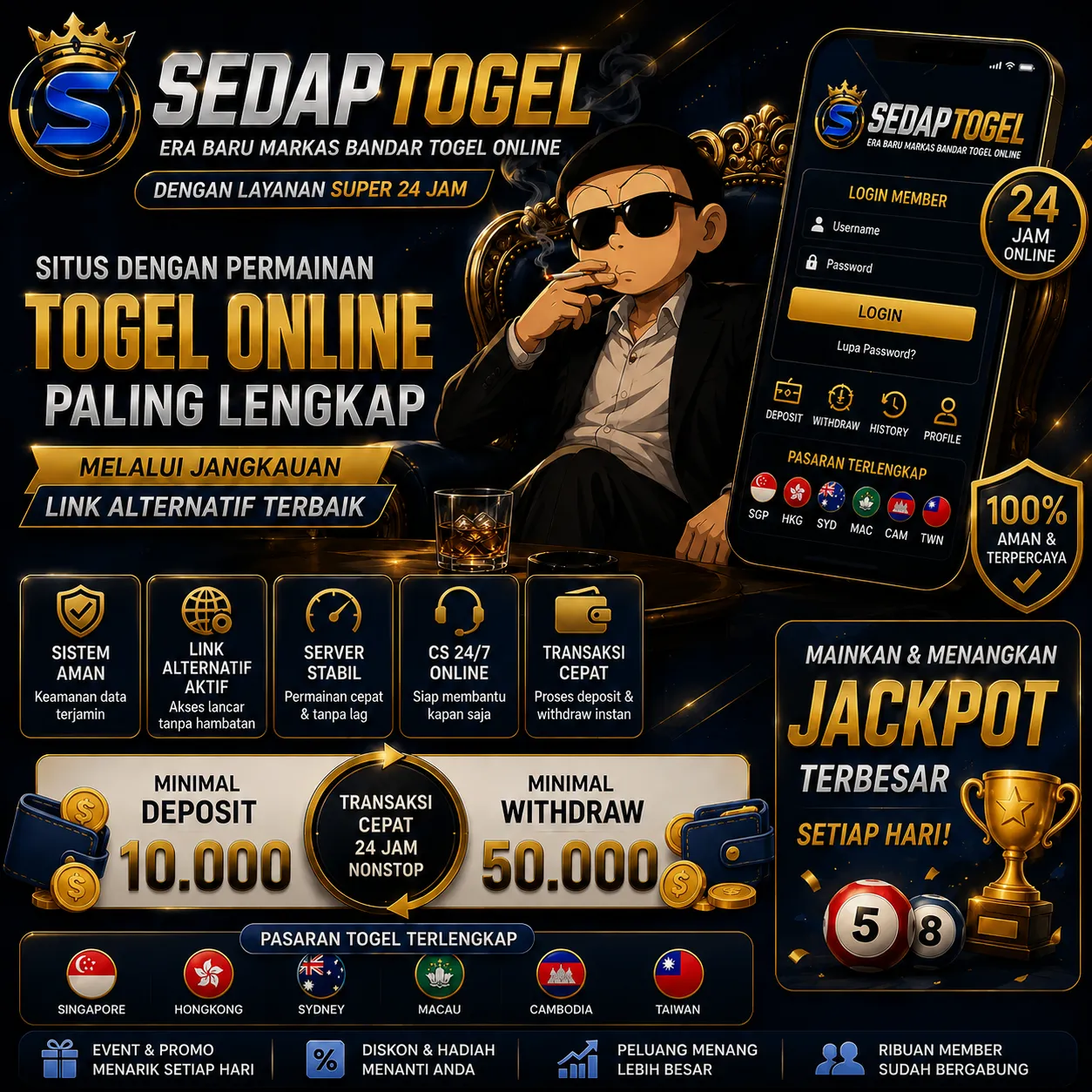 SEDAPTOGEL - Area Game Terbaik Togel 4D Terviral 2026 & Cuan Tiap Hari