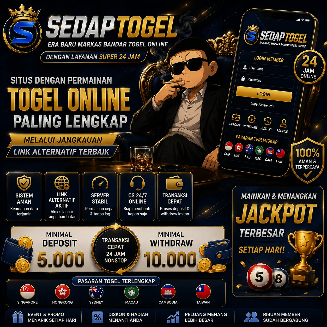 SEDAPTOGEL - Area Game Terbaik Togel 4D Terviral 2026 & Cuan Tiap Hari